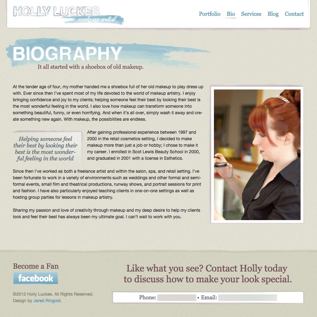 Biography Page